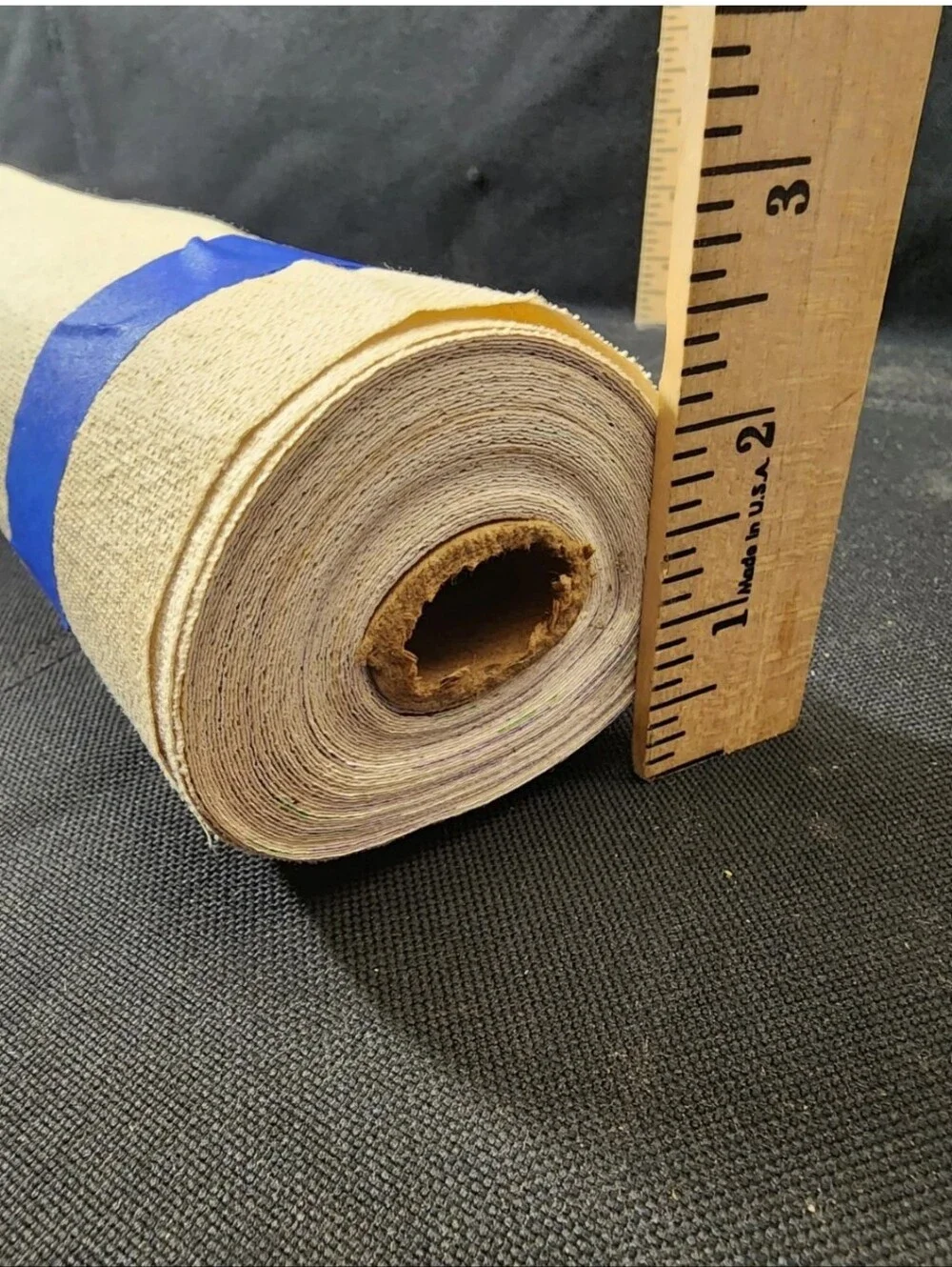 Vintage Schumacher Full Bloom Pattern Mid Century Wallpaper Roll Partial 2-1